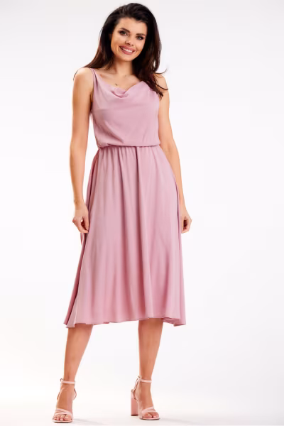 Sukienka Model A579 Dirty Pink - awama — zdjęcie 1