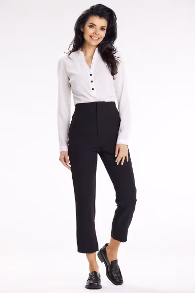 Bluzka Model A649 White - awama — zdjęcie 1