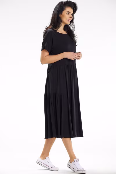 Sukienka Model A639 Black - awama — zdjęcie 2