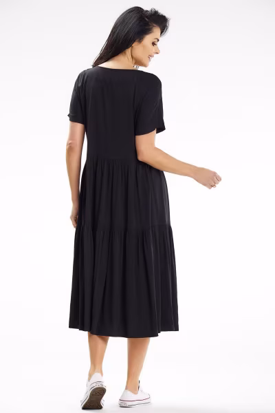 Sukienka Model A639 Black - awama — zdjęcie 3