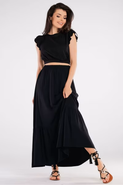 Spódnica Model A431 Black - awama — zdjęcie 1