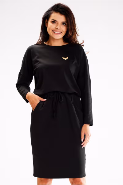 Sukienka Model A606 Black - awama — zdjęcie 1