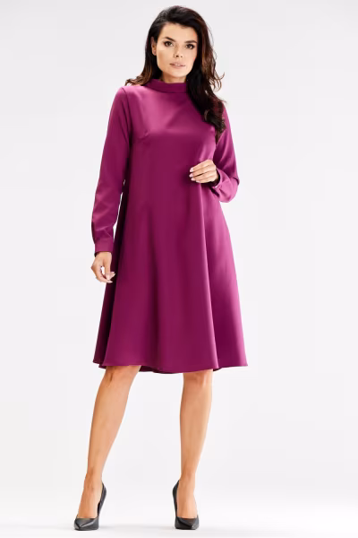Sukienka Model A599 Plum - awama — zdjęcie 2