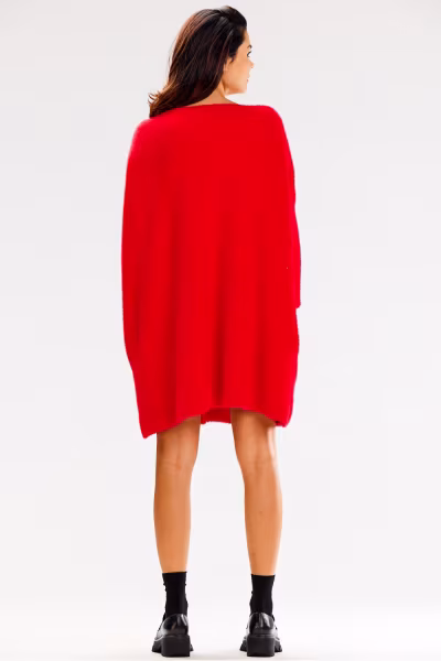 Sweter Damski Model A618 Red - awama — zdjęcie 3