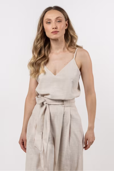 Koszulka Top Model A722 Beige - awama — zdjęcie 1