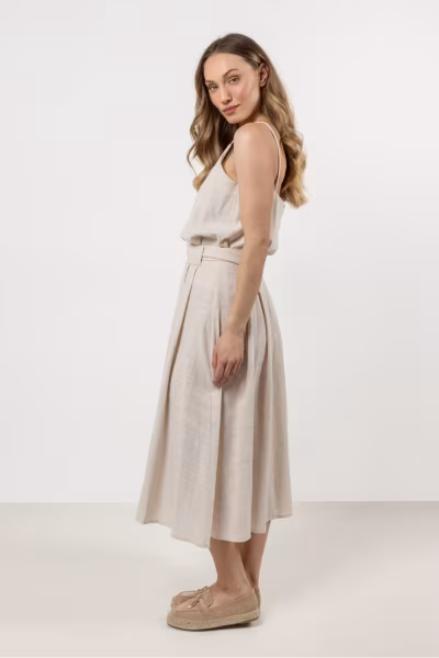 Koszulka Top Model A722 Beige - awama — zdjęcie 2