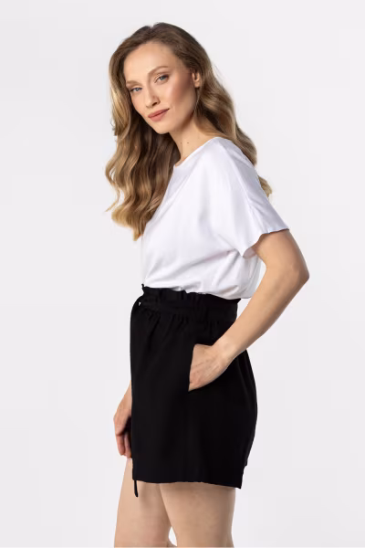 Szorty Damskie Model A765 Black - awama — zdjęcie 2