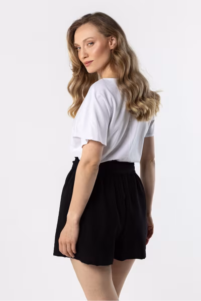 Szorty Damskie Model A765 Black - awama — zdjęcie 3