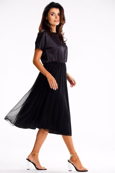 Sukienka Model A627 Black - awama — zdjęcie 2