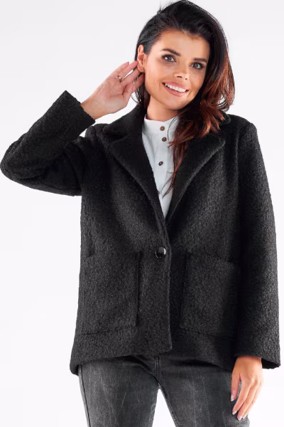 Kurtka Damska Model A545 Black - awama — zdjęcie 1