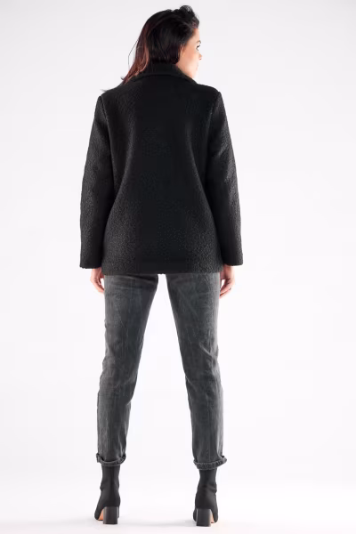 Kurtka Damska Model A545 Black - awama — zdjęcie 3