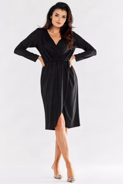 Sukienka Model A548 Black - awama — zdjęcie 2