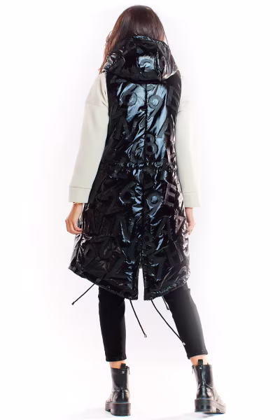 Kamizelka Damska Model A332 Black - awama — zdjęcie 3