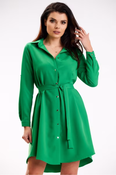 Sukienka Model A568 Green - awama — zdjęcie 1