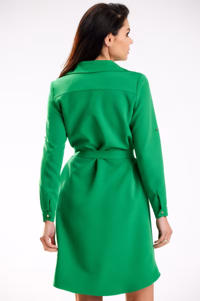 Sukienka Model A568 Green - awama — zdjęcie 3