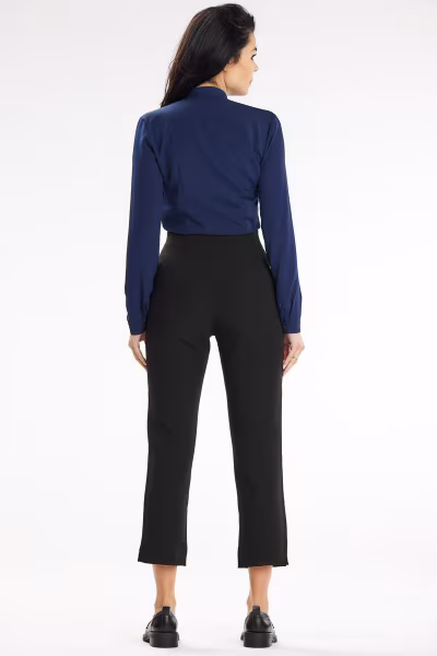 Bluzka Model A649 Navy - awama — zdjęcie 3