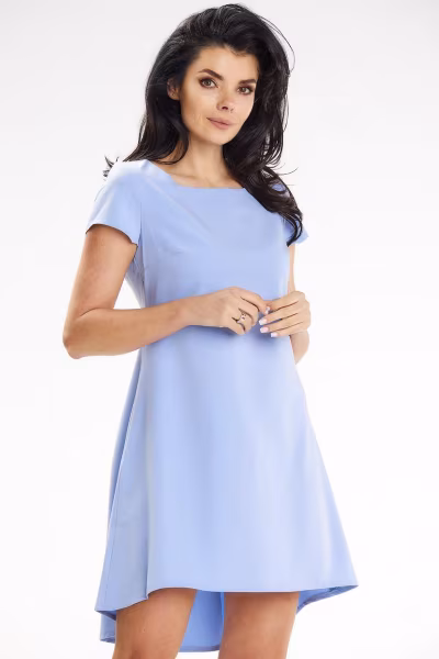 Sukienka Model A645 Light Blue - awama — zdjęcie 1