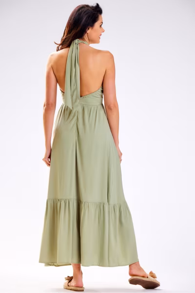 Sukienka Model A583 Green - awama — zdjęcie 3