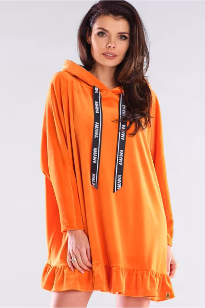 Sukienka Bluza Model A419 Orange - awama — zdjęcie 1