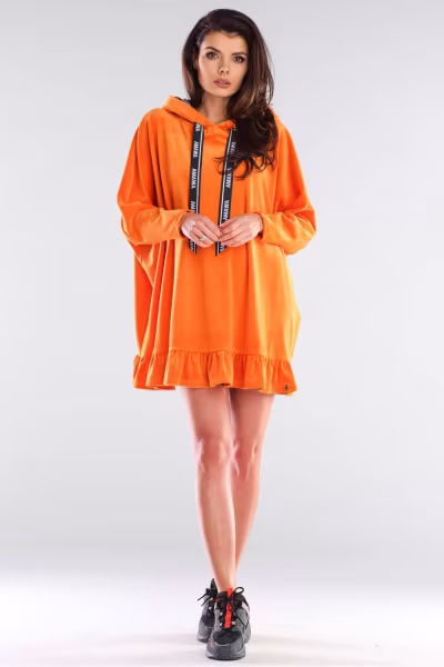 Sukienka Bluza Model A419 Orange - awama — zdjęcie 2