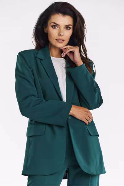 Żakiet Model A676 Bottle Green - awama — zdjęcie 1
