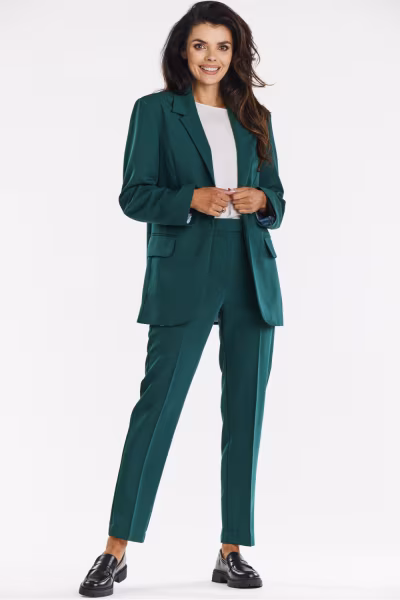 Żakiet Model A676 Bottle Green - awama — zdjęcie 2
