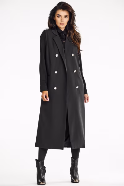 Kamizelka Model A664 Black - awama — zdjęcie 1