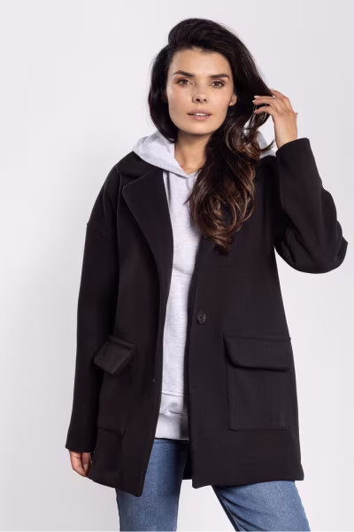 Kurtka Damska Model A751 Black - awama — zdjęcie 2