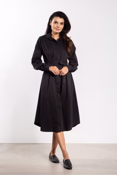 Sukienka Model A736 Black - awama — zdjęcie 2