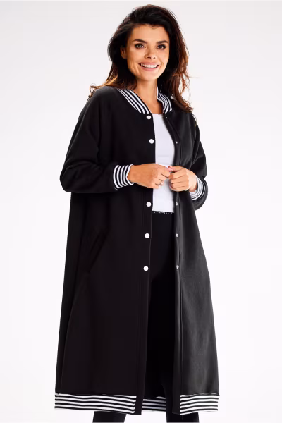 Bluza Damska Model A612 Black - awama — zdjęcie 1