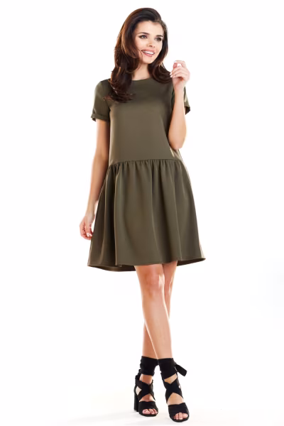 Sukienka Model A277 Khaki - awama — zdjęcie 1