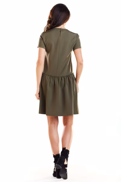 Sukienka Model A277 Khaki - awama — zdjęcie 3