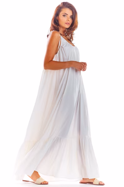 Sukienka Model A307 White - awama — zdjęcie 2
