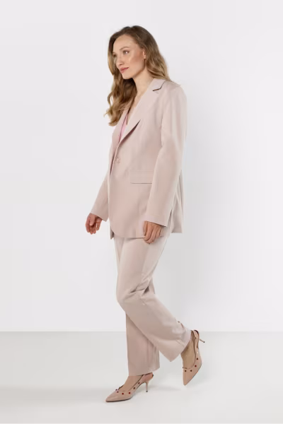 Marynarka Model A767 Beige - awama — zdjęcie 2