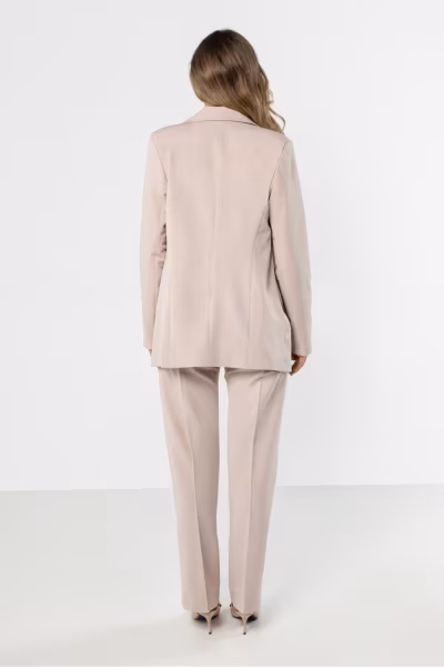 Marynarka Model A767 Beige - awama — zdjęcie 3