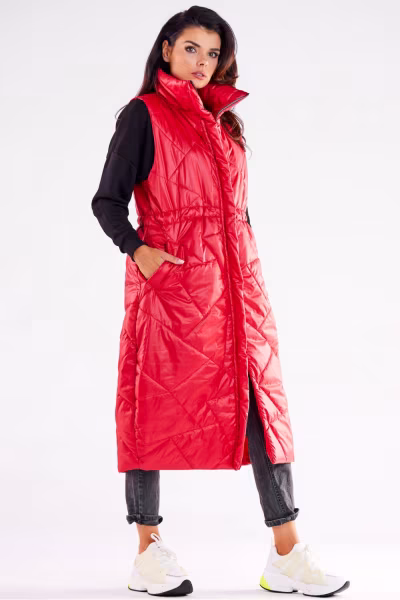 Kamizelka Model A544 Red - awama — zdjęcie 2