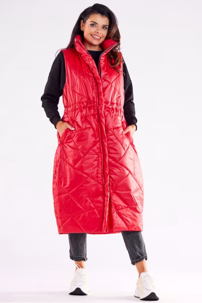 Kamizelka Model A544 Red - awama — zdjęcie 3