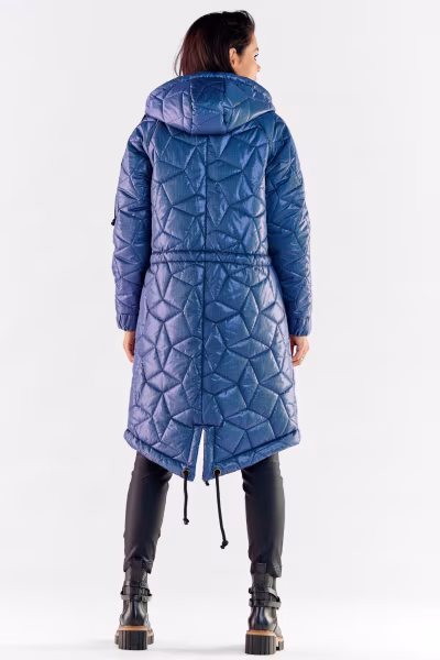 Kurtka Damska Model A538 Navy - awama — zdjęcie 3