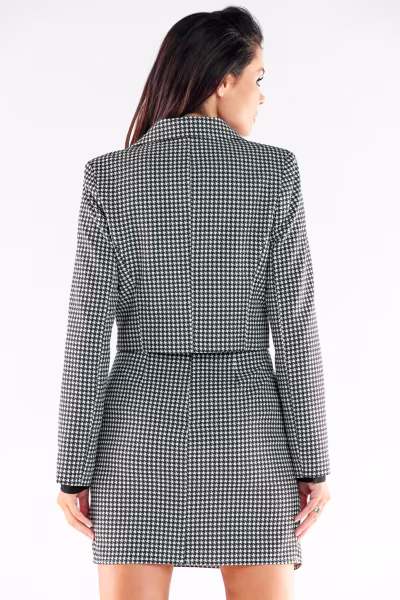Żakiet Model A529 Houndstooth - awama — zdjęcie 3