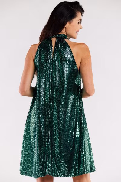 Sukienka Model A563 Green Dots - awama — zdjęcie 3