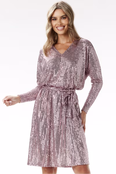 Sukienka Model A690 Pink - awama — zdjęcie 1