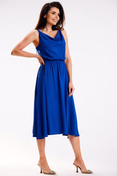 Sukienka Model A579 Blue - awama — zdjęcie 2