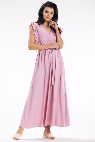 Sukienka Model A638 Dirty Pink - awama — zdjęcie 1