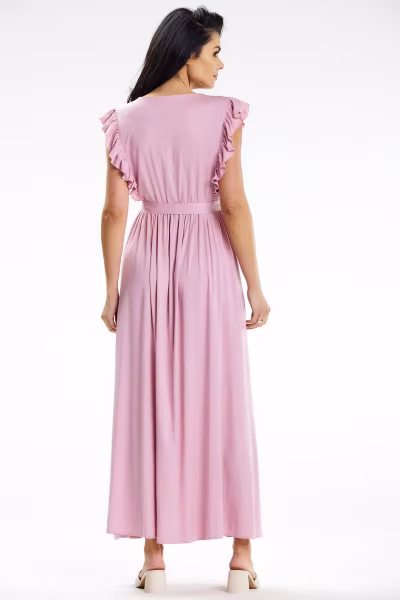 Sukienka Model A638 Dirty Pink - awama — zdjęcie 3