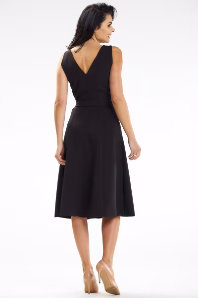 Sukienka Model A633 Black - awama — zdjęcie 3