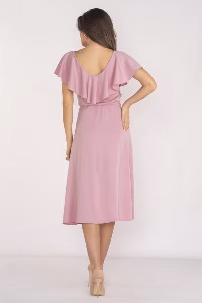 Sukienka Model A659 Dirty Pink - awama — zdjęcie 3
