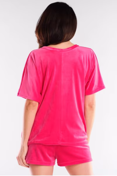 Szorty Damskie Model A418 Pink - awama — zdjęcie 3
