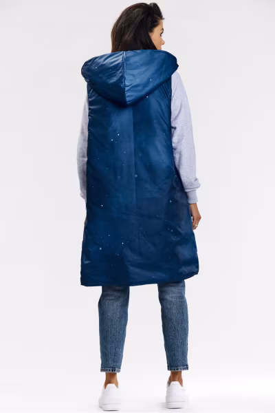 Kamizelka Model A683 Navy - awama — zdjęcie 3
