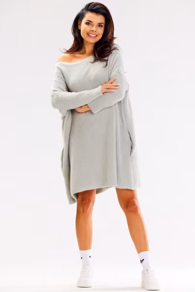 Sweter Damski Model A618 Grey - awama — zdjęcie 1