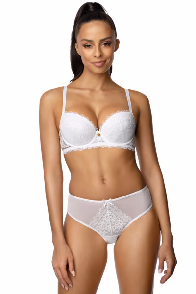 Biustonosz push up Biustonosz Push-up Model 0198/11/1 Estelle White - Mat — zdjęcie 2